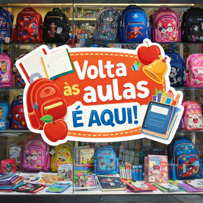 Sua loja pronta para a Volta às Aulas? Comece pela vitrine