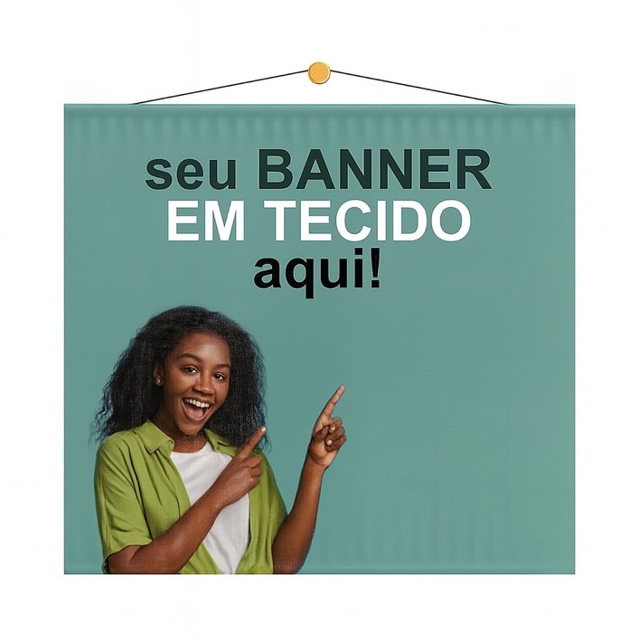 BANNER EM TECIDO 150 X 150