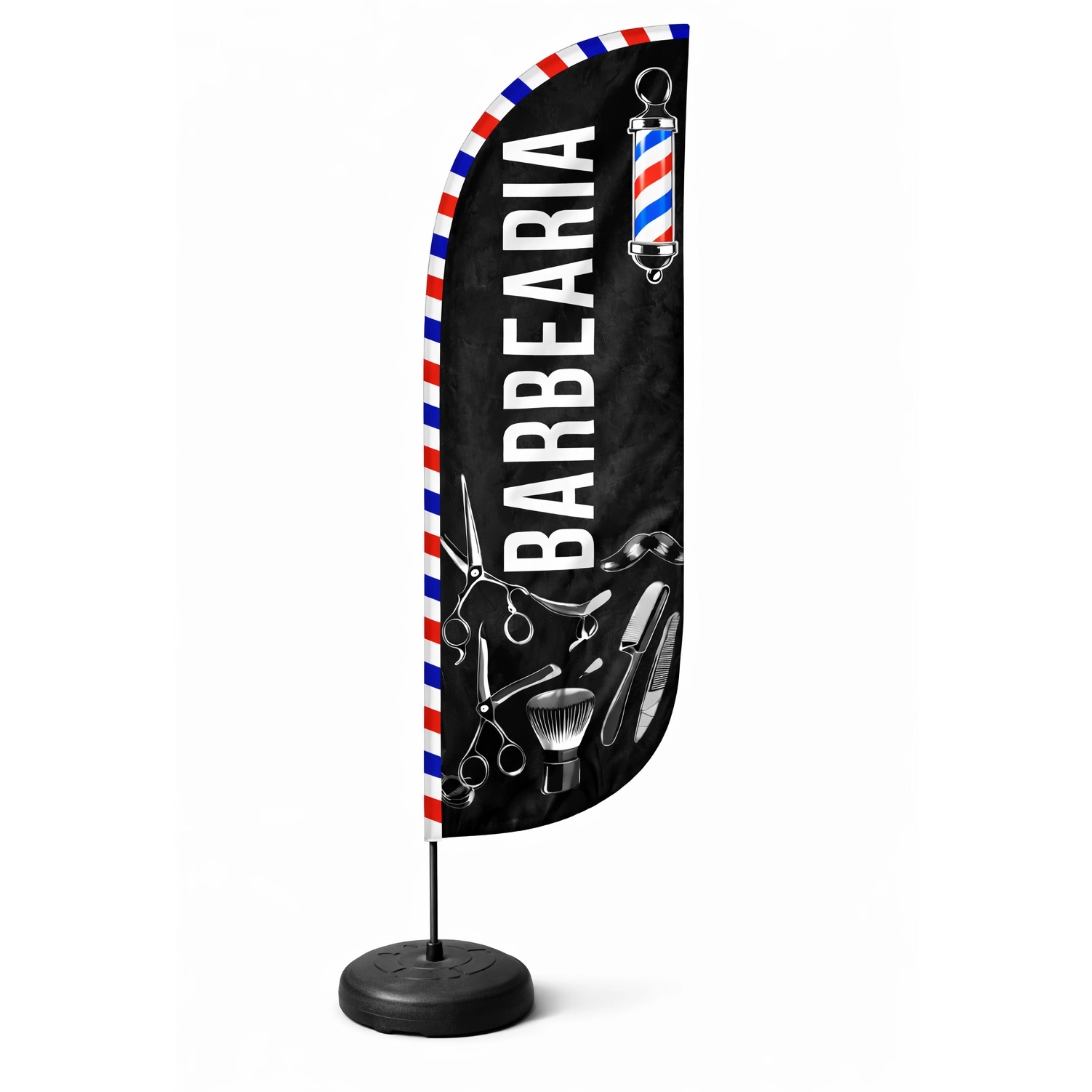 Wind Banner para Barbearia