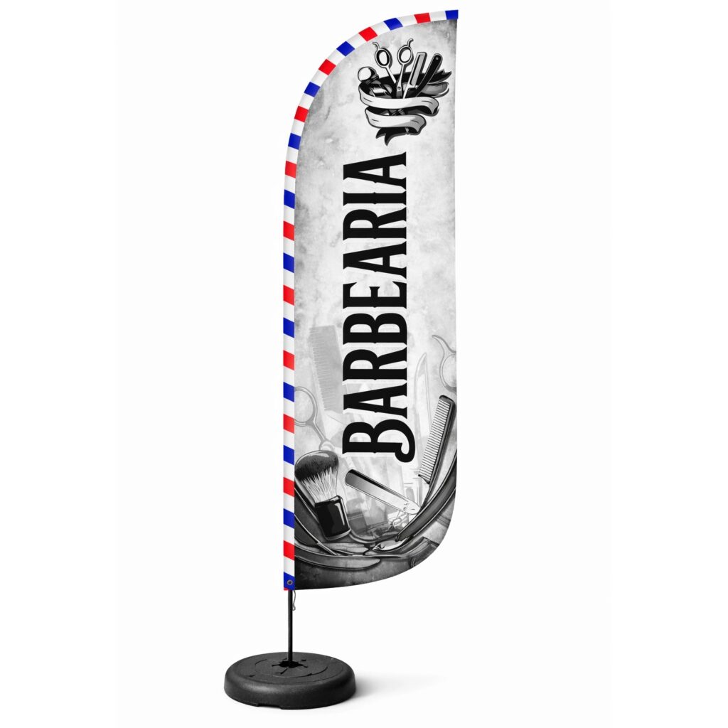 Wind Banner para Barbearia